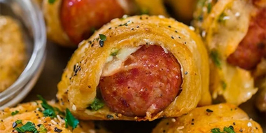 Sausage Stuffed Jalapenos Wrapped in Bacon - The Food Hussy